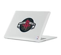 Head Case Designs Officially Licensed NBA Primary Houston Rockets Logo Clear Glitter Hard Crystal Armour Laptop Case compatible with MacBook Air 13.6" A2681/A3113/A3240 2022/2024/2025