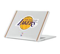 Head Case Designs Officially Licensed NBA Purple Design Text Los Angeles Lakers Logo Clear Hard Crystal Armour Laptop Case Compatible with MacBook Air 13.6" A2681/A3113/A3240 2022/2024/2025