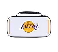 Head Case Designs Officially Licensed NBA Purple Design Text Los Angeles Lakers Logo White Hard Storage Travel Carry Case Compatible With Nintendo Switch 2