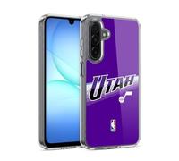 Head Case Designs Officially Licensed NBA Purple Design Utah Jazz Logo Gel Case [Military Grade Protection] Compatible With Samsung Galaxy A17 4G / 5G
