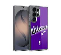 Head Case Designs Officially Licensed NBA Purple Design Utah Jazz Logo Gel Case [Military Grade Protection] Compatible with Samsung Galaxy S26 Ultra and Compatible with MagSafe