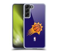 Head Case Designs Officially Licensed NBA Purple Phoenix Suns Logo Gel Case [Military Grade Protection] Compatible with Samsung Galaxy S22+ 5G and Compatible with MagSafe