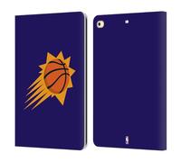 Head Case Designs Officially Licensed NBA Purple Phoenix Suns Logo Leather Wallet Case Compatible With Apple iPad 9.7 2017 / iPad 9.7 2018