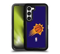 Head Case Designs Officially Licensed NBA Purple Phoenix Suns Logo Ultra-Armoured Shockproof Case [Military Grade Protection] Compatible With Samsung Galaxy S23 5G