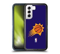 Head Case Designs Officially Licensed NBA Purple Phoenix Suns Logo Ultra-Armoured Shockproof Case [Military Grade Protection] Compatible With Samsung Galaxy S21 5G
