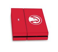 Head Case Designs Officially Licensed NBA Red Atlanta Hawks Logo Vinyl Sticker Gaming Skin Decal Cover Compatible With Sony PlayStation 4 PS4 Console