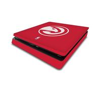 Head Case Designs Officially Licensed NBA Red Atlanta Hawks Logo Vinyl Sticker Gaming Skin Decal Cover Compatible With Sony PlayStation 4 PS4 Slim Console