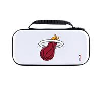 Head Case Designs Officially Licensed NBA Red Ball Miami Heat Logo White Hard Storage Travel Carry Case Compatible With Nintendo Switch 2