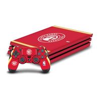 Head Case Designs Officially Licensed NBA Red Design Atlanta Hawks Logo Vinyl Sticker Gaming Skin Decal Cover Compatible With Sony PlayStation 4 PS4 Pro Console and DualShock 4 Controller