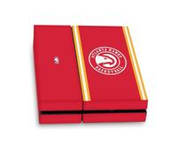 Head Case Designs Officially Licensed NBA Red Design Atlanta Hawks Logo Vinyl Sticker Gaming Skin Decal Cover Compatible With Sony PlayStation 4 PS4 Console