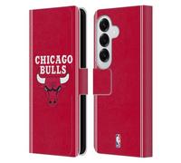 Head Case Designs Officially Licensed NBA Red Design Chicago Bulls Logo Leather Wallet Case Compatible With Samsung Galaxy S26