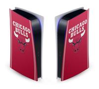 Head Case Designs Officially Licensed NBA Red Design Chicago Bulls Logo Vinyl Faceplate Sticker Gaming Skin Decal Cover Compatible With Sony PlayStation 5 PS5 Digital Edition Console