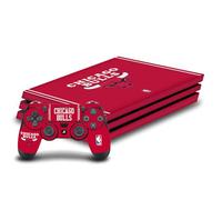 Head Case Designs Officially Licensed NBA Red Design Chicago Bulls Logo Vinyl Sticker Gaming Skin Decal Cover Compatible With Sony PlayStation 4 PS4 Pro Console and DualShock 4 Controller