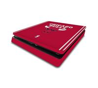 Head Case Designs Officially Licensed NBA Red Design Chicago Bulls Logo Vinyl Sticker Gaming Skin Decal Cover Compatible With Sony PlayStation 4 PS4 Slim Console