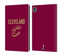 Head Case Designs Officially Licensed NBA Red Design Cleveland Cavaliers Logo Leather Wallet Case Compatible With Apple iPad Pro 11 M4/M5 2024/2025
