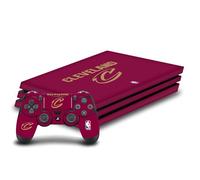 Head Case Designs Officially Licensed NBA Red Design Cleveland Cavaliers Logo Vinyl Sticker Gaming Skin Decal Cover Compatible With Sony PlayStation 4 PS4 Pro Console and DualShock 4 Controller