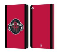 Head Case Designs Officially Licensed NBA Red Design Houston Rockets Logo Leather Wallet Case Compatible With Apple iPad Air 2 (2014)