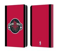 Head Case Designs Officially Licensed NBA Red Design Houston Rockets Logo Leather Wallet Case Compatible With Kindle Paperwhite 5 (2021)