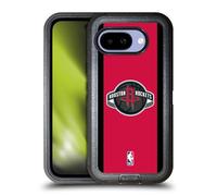 Head Case Designs Officially Licensed NBA Red Design Houston Rockets Logo Ultra-Armoured Shockproof Case [Military Grade Protection] Compatible With Google Pixel 9A