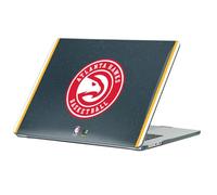 Head Case Designs Officially Licensed NBA Red Design Text Atlanta Hawks Logo Black Glitter Hard Crystal Armour Laptop Case compatible with MacBook Air 13.6" A2681/A3113/A3240 2022/2024/2025