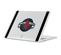 Head Case Designs Officially Licensed NBA Red Design Text Houston Rockets Logo Clear Glitter Hard Crystal Armour Laptop Case compatible with MacBook Air 13.6" A2681/A3113/A3240 2022/2024/2025
