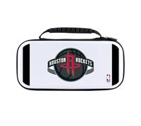 Head Case Designs Officially Licensed NBA Red Design Text Houston Rockets Logo White Hard Storage Travel Carry Case Compatible With Nintendo Switch 2