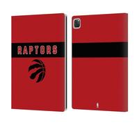 Head Case Designs Officially Licensed NBA Red Design Toronto Raptors Logo Leather Wallet Case Compatible With Apple iPad Pro 12.9 2020/2021/2022