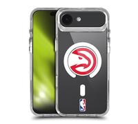 Head Case Designs Officially Licensed NBA Red Hawk Atlanta Hawks Logo Shockproof Bumper Case [Military Grade Protection] Compatible with Apple iPhone 17 Air and Compatible with MagSafe