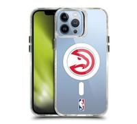 Head Case Designs Officially Licensed NBA Red Hawk Atlanta Hawks Logo Shockproof Bumper Case [Military Grade Protection] Compatible with iPhone 13 Pro Max and Compatible with MagSafe