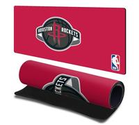 Head Case Designs Officially Licensed NBA Red Houston Rockets Logo 23.62 x 11.81 x 0.12 inches (600 x 300 mm) - L Gaming Office Desk PC Keyboard Mouse Mat Pad