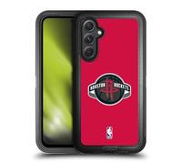 Head Case Designs Officially Licensed NBA Red Houston Rockets Logo Ultra-Armoured Shockproof Case [Military Grade Protection] Compatible With Samsung Galaxy A54 5G