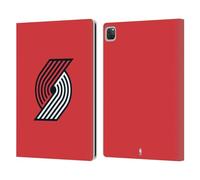 Head Case Designs Officially Licensed NBA Red Portland Trail Blazers Logo Leather Wallet Case Compatible With Apple iPad Pro 12.9 2020/2021/2022