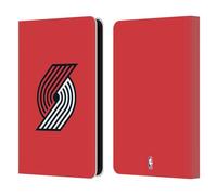 Head Case Designs Officially Licensed NBA Red Portland Trail Blazers Logo Leather Wallet Case Compatible With Kindle Paperwhite 5 (2021)