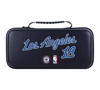 Head Case Designs Officially Licensed NBA Retro Design Blue Text Los Angeles Clippers Logo Hard Storage Travel Carry Case Compatible With Legion Go