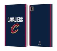 Head Case Designs Officially Licensed NBA Retro Design Cleveland Cavaliers Logo Leather Wallet Case Compatible With Apple iPad Pro 11 M4/M5 2024/2025