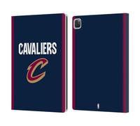Head Case Designs Officially Licensed NBA Retro Design Cleveland Cavaliers Logo Leather Wallet Case Compatible With Apple iPad Pro 12.9 2020/2021/2022