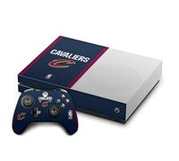 Head Case Designs Officially Licensed NBA Retro Design Cleveland Cavaliers Logo Vinyl Sticker Gaming Skin Decal Cover Compatible With Xbox One S Console and Controller Bundle
