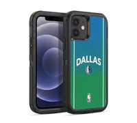 Head Case Designs Officially Licensed NBA Retro Design Dallas Mavericks Logo Ultra-Armoured Shockproof Case [Military Grade Protection] Compatible With Apple iPhone 12 / iPhone 12 Pro