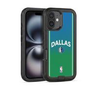 Head Case Designs Officially Licensed NBA Retro Design Dallas Mavericks Logo Ultra-Armoured Shockproof Case [Military Grade Protection] Compatible With Apple iPhone 16
