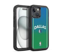 Head Case Designs Officially Licensed NBA Retro Design Dallas Mavericks Logo Ultra-Armoured Shockproof Case [Military Grade Protection] Compatible With Apple iPhone 15