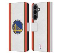 Head Case Designs Officially Licensed NBA Retro Design Golden State Warriors Logo Leather Wallet Case Compatible With Samsung Galaxy S26 Plus