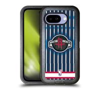 Head Case Designs Officially Licensed NBA Retro Design Houston Rockets Logo Ultra-Armoured Shockproof Case [Military Grade Protection] Compatible With Google Pixel 9A
