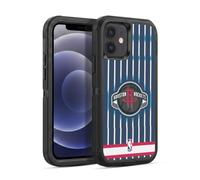 Head Case Designs Officially Licensed NBA Retro Design Houston Rockets Logo Ultra-Armoured Shockproof Case [Military Grade Protection] Compatible With Apple iPhone 12 / iPhone 12 Pro