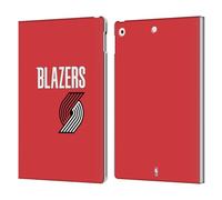 Head Case Designs Officially Licensed NBA Retro Design Portland Trail Blazers Logo Leather Wallet Case Compatible With Apple iPad 10.2 2019/2020/2021