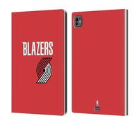 Head Case Designs Officially Licensed NBA Retro Design Portland Trail Blazers Logo Leather Wallet Case Compatible With Apple iPad Pro 11 M4/M5 2024/2025