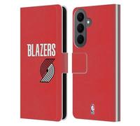 Head Case Designs Officially Licensed NBA Retro Design Portland Trail Blazers Logo Leather Wallet Case Compatible With Samsung Galaxy S26 Plus