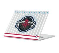Head Case Designs Officially Licensed NBA Retro Design Text Houston Rockets Logo Clear Glitter Hard Crystal Armour Laptop Case compatible with MacBook Air 13.6" A2681/A3113/A3240 2022/2024/2025