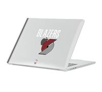Head Case Designs Officially Licensed NBA Retro Design Text Portland Trail Blazers Logo Clear Hard Crystal Armour Laptop Case Compatible with MacBook Air 13.6" A2681/A3113/A3240 2022/2024/2025