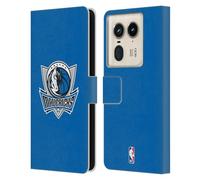Head Case Designs Officially Licensed NBA Royal Blue Dallas Mavericks Logo Leather Wallet Case Compatible With Motorola Edge 50 Ultra/X50 Ultra