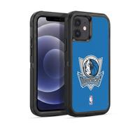 Head Case Designs Officially Licensed NBA Royal Blue Dallas Mavericks Logo Ultra-Armoured Shockproof Case [Military Grade Protection] Compatible With Apple iPhone 12 / iPhone 12 Pro